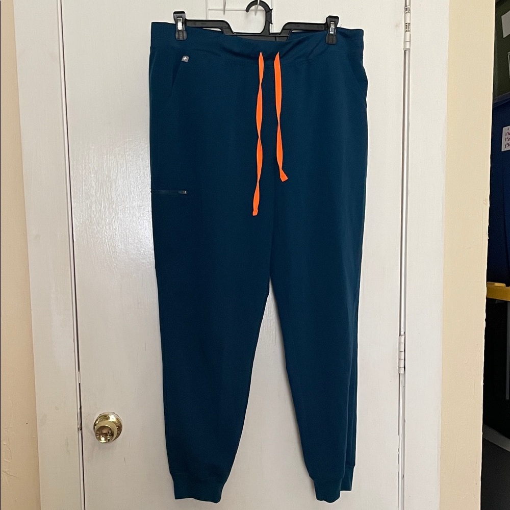 Figs Zamora Dark Teal Joggers Technical Collection Scrub joggers